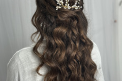 Textured Half-Up Half-Down