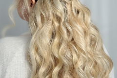 Textured Half-Up Half-Down